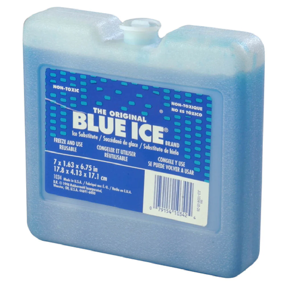 Carlisle 38600IP 7 Inch Freezable Ice Pack Blue with Durable Poly Material