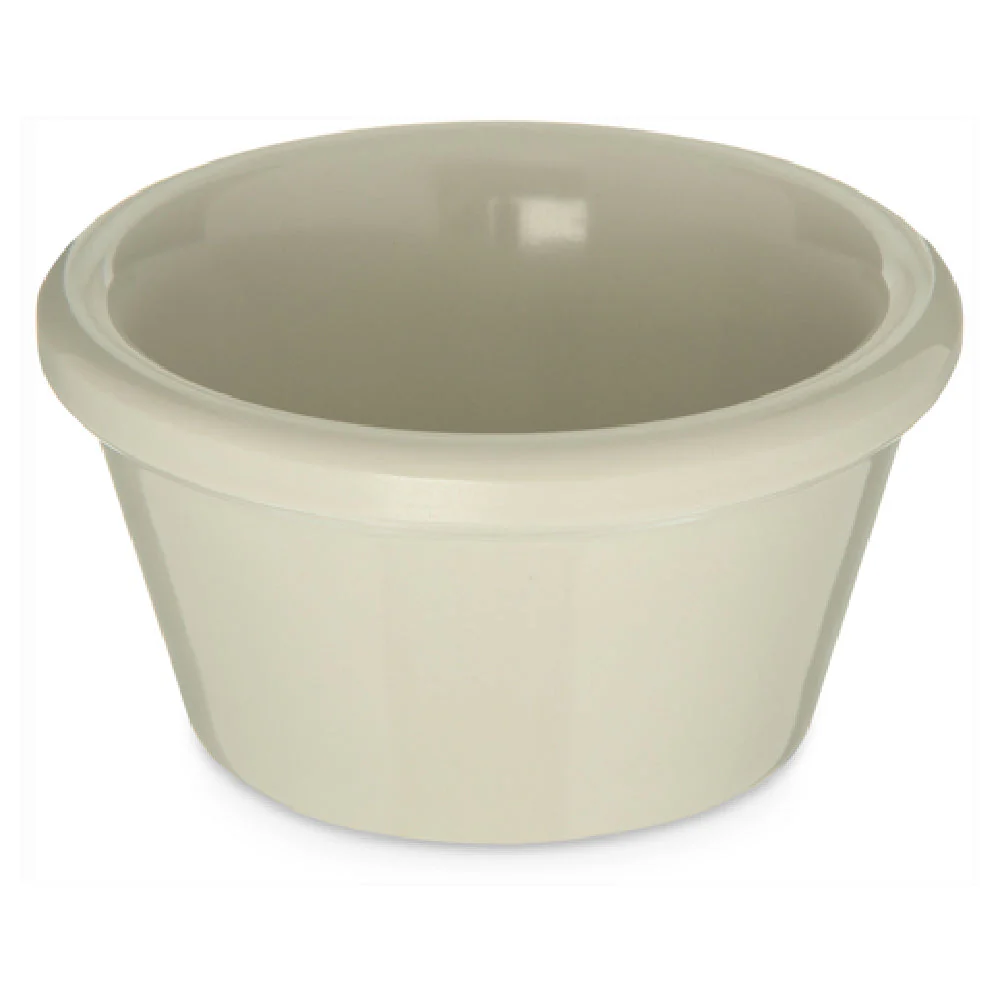 Carlisle S85242 2 Oz Ramekin Smooth Dishwasher Safe Bone Melamine