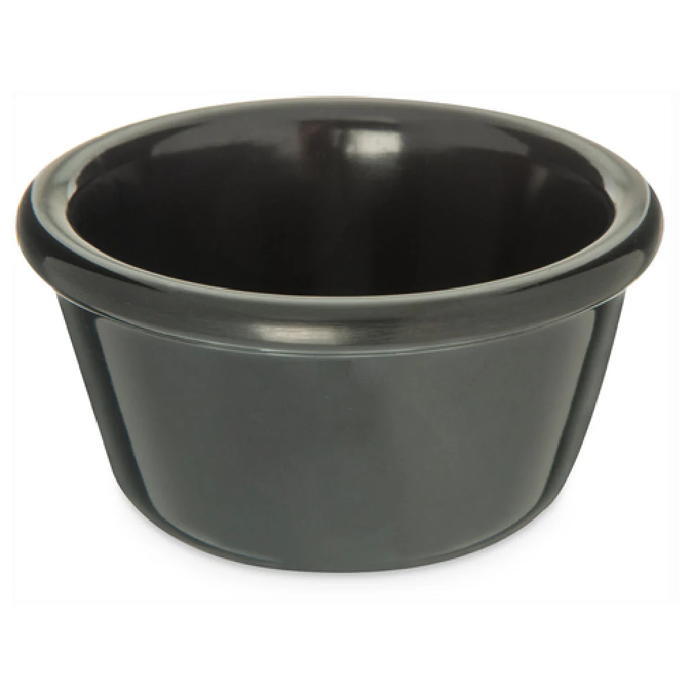 Carlisle S28303 4 Oz Ramekin Black Melamine Dishwasher Safe Stain Resistant