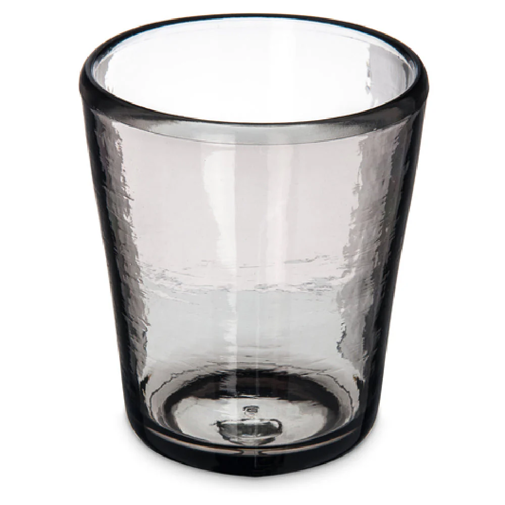 Carlisle MIN544018 14 Oz Dishwasher Safe Double Old Fashioned Tritan Smoke Gray