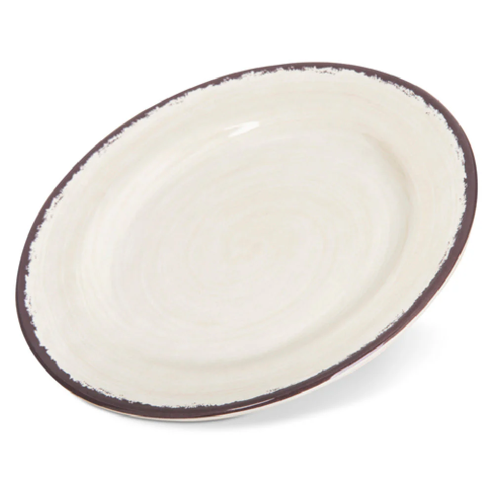 Carlisle 5400753 7 Inch Diameter Round Bread and Butter Plate Melamine Beige