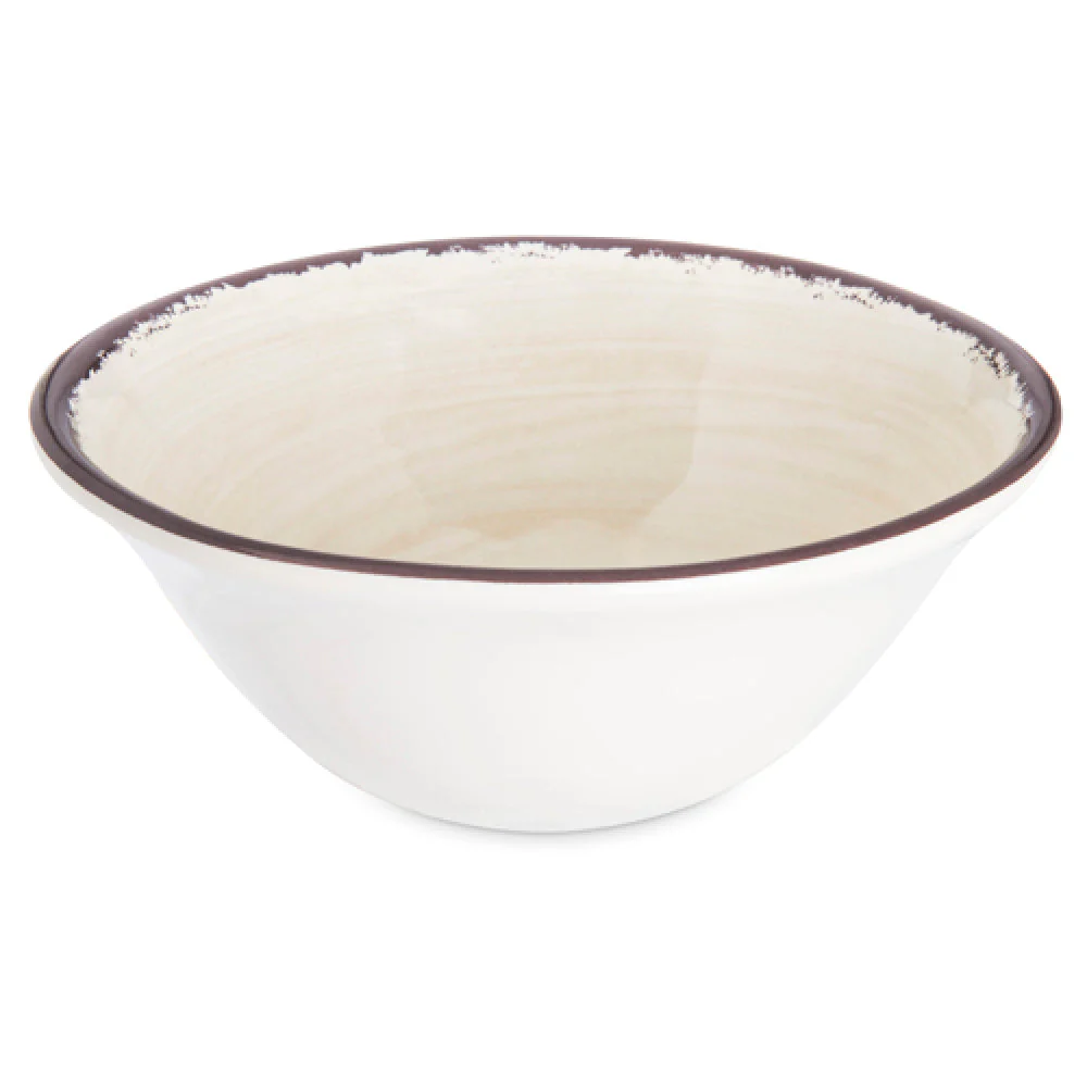 Carlisle 5400453 27 Oz Ice Cream Bowl Round Swirl Design Melamine Blue
