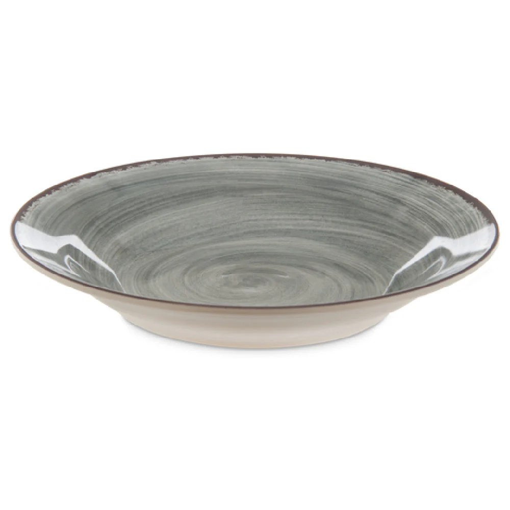 Carlisle 5400318 9 Inch Soup Bowl 18-1/2 Oz Swirl Design Melamine Gray