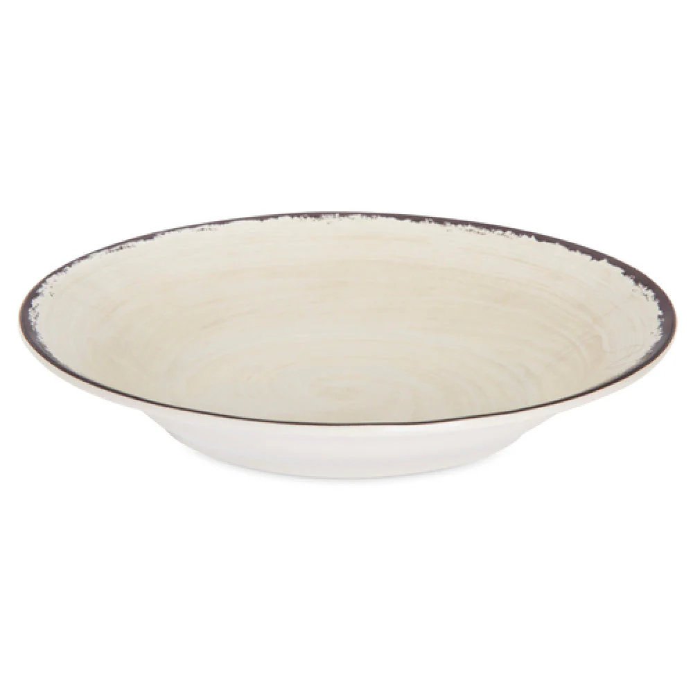 Carlisle 5400353 9 Inch 18-1/2 Oz Swirl Melamine Soup Bowl with Reinforced Rim