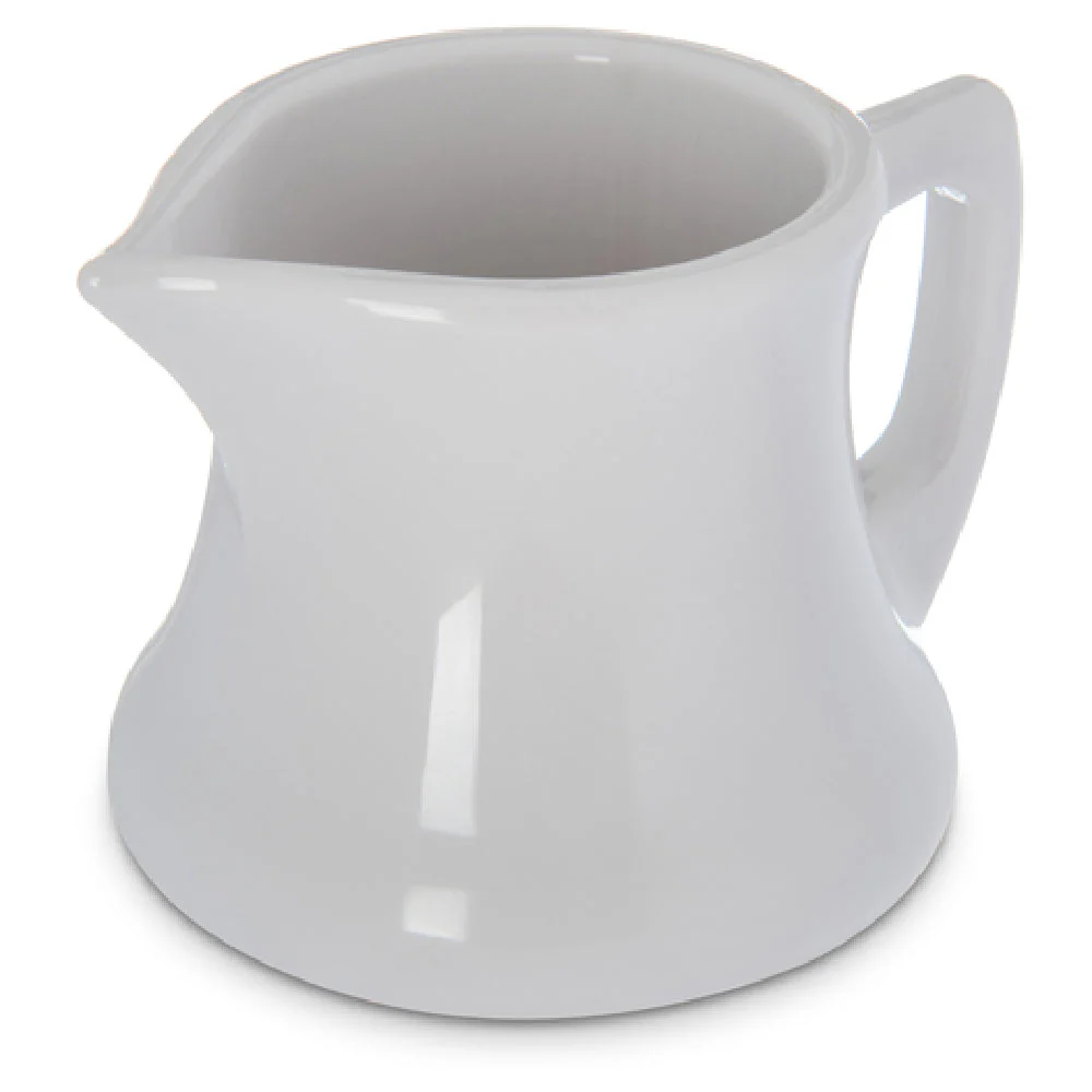 Carlisle 456302 3 Oz Cremer Plastic Handle Dishwasher Safe White