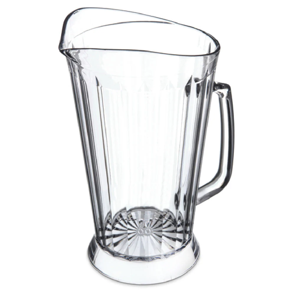 Carlisle 558307 48 Oz Pitcher with Tapered Lip Clear Polycarbonate