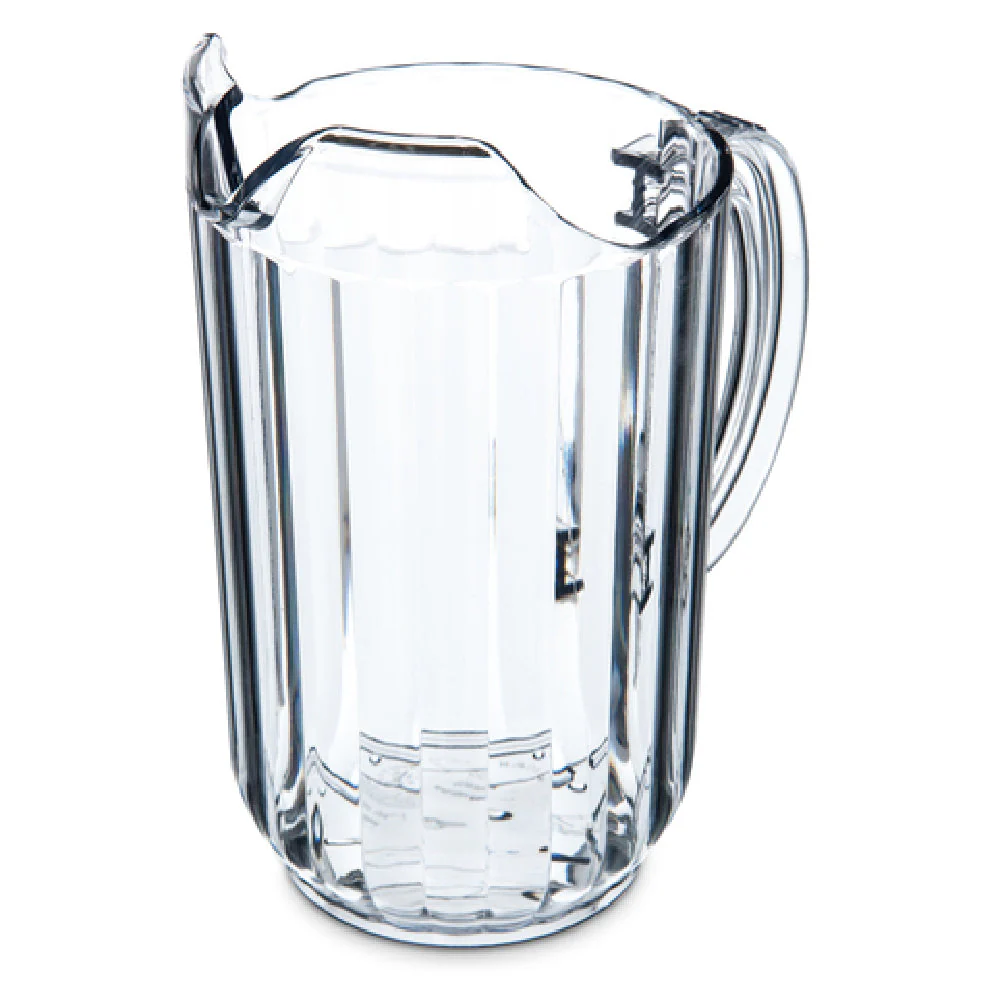 Carlisle 553807 48 Oz Pitcher Clear Polycarbonate with Handle Stain Resistant