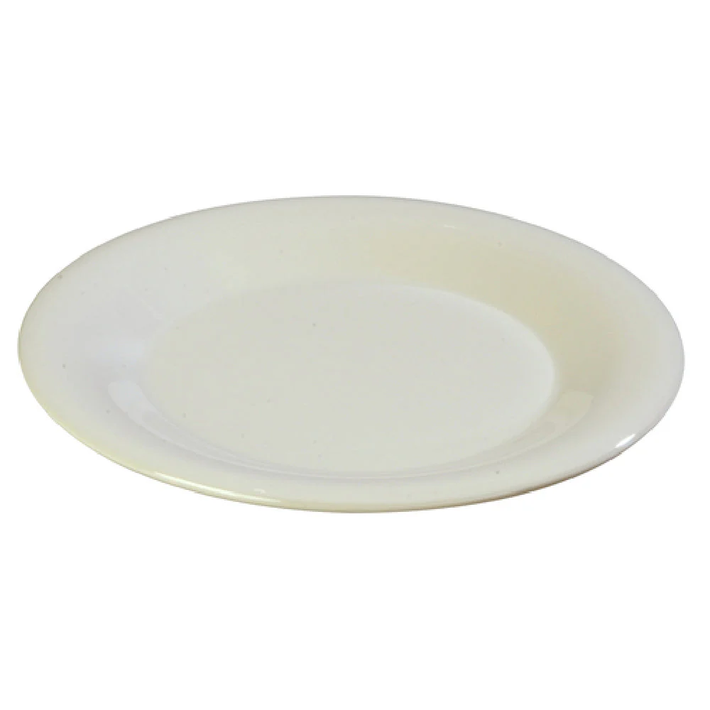 Carlisle 3301242 9 Inch Diameter Plate Melamine Break Resistant Bone Color