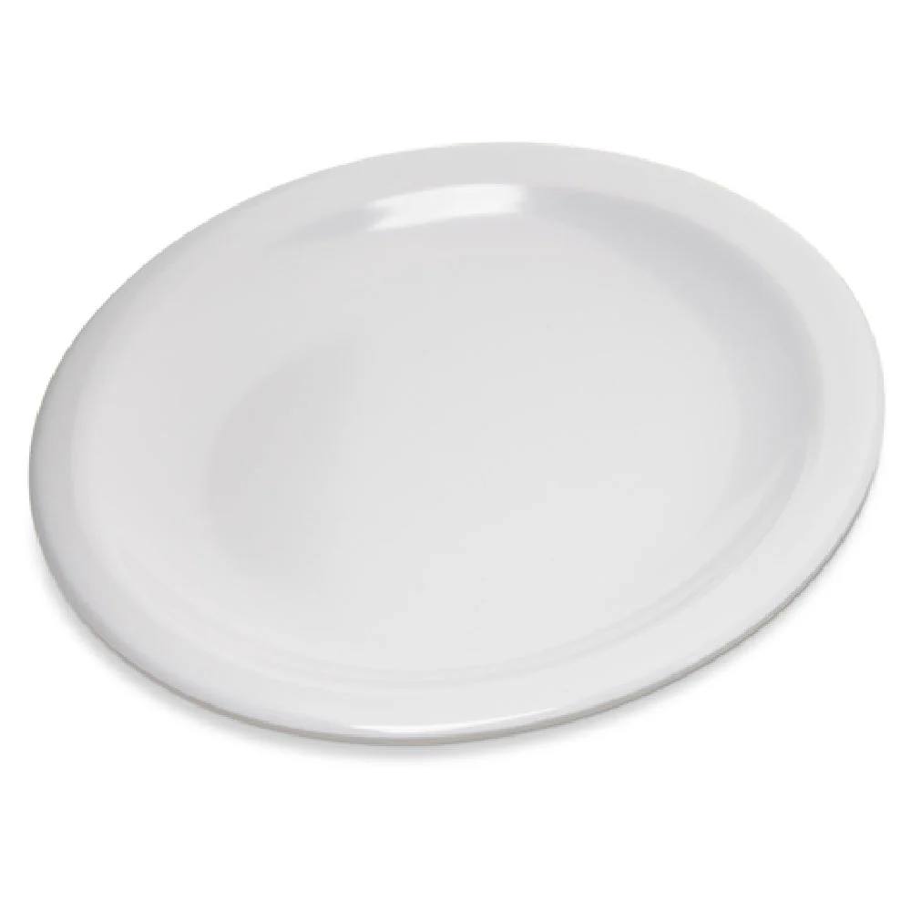 Carlisle 4350502 5-29/50 Inch Diameter White Bread and Butter Plate Melamine Dishwasher Safe
