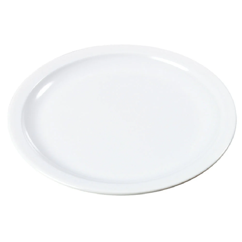 Carlisle KL20502 5-1/2 Inch Round Narrow Rim Plate Melamine White and BPA Free
