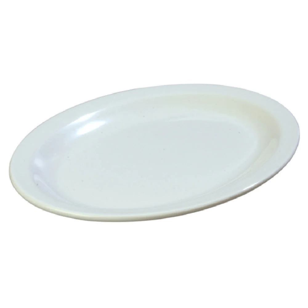 Carlisle KL12702 12 Inch White Platter Melamine Scratch Stain Chip Resistant