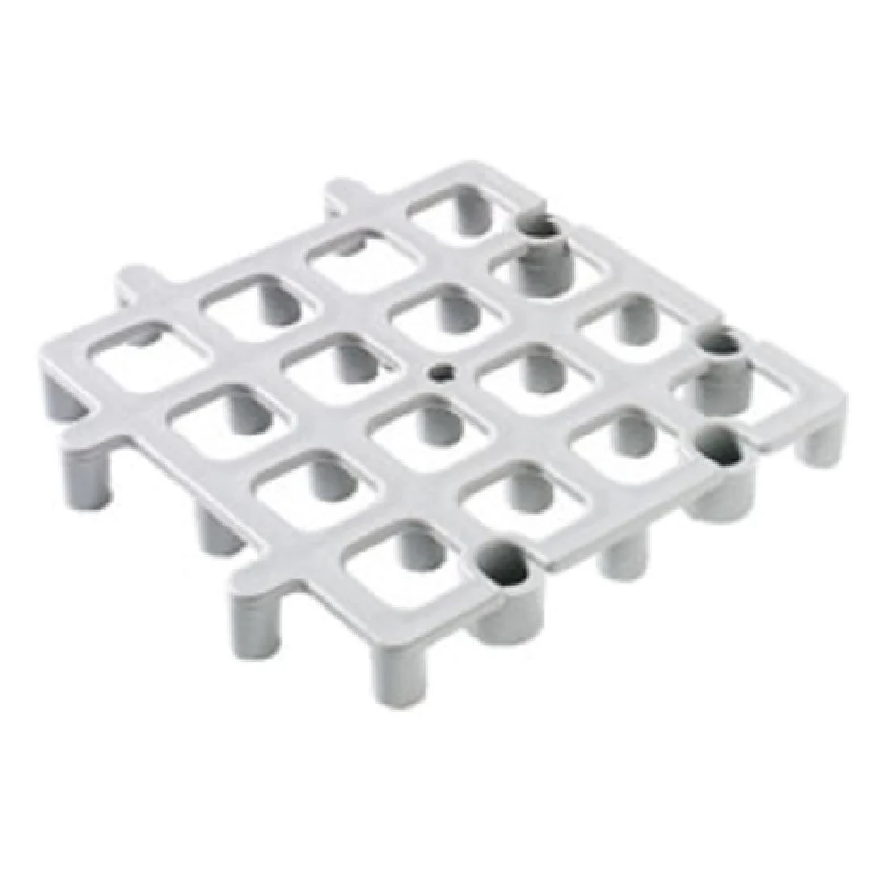 Carlisle 271023 12 Inch Gray Floor Rack System with BPA Free Design