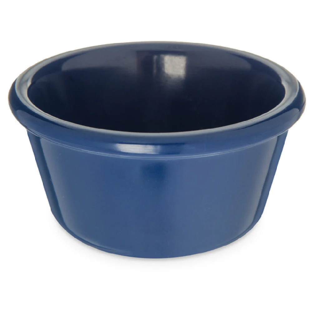 Carlisle S28060 3 Oz Ramekin Stain Resistant Dishwasher Safe Melamine Cobalt Blue