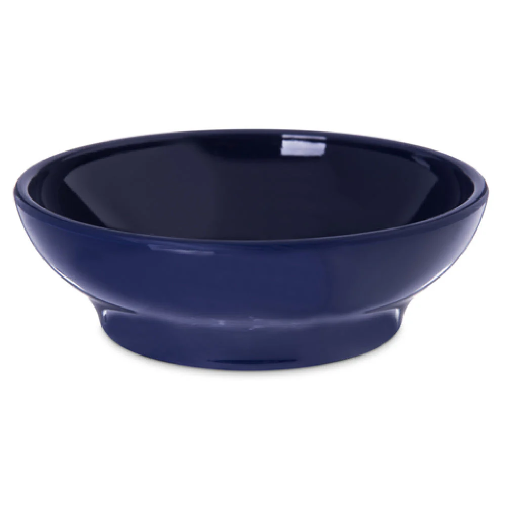 Carlisle 4312560 5 Oz Salsa Dish Round Dishwasher Safe Stain Resistant Blue SAN
