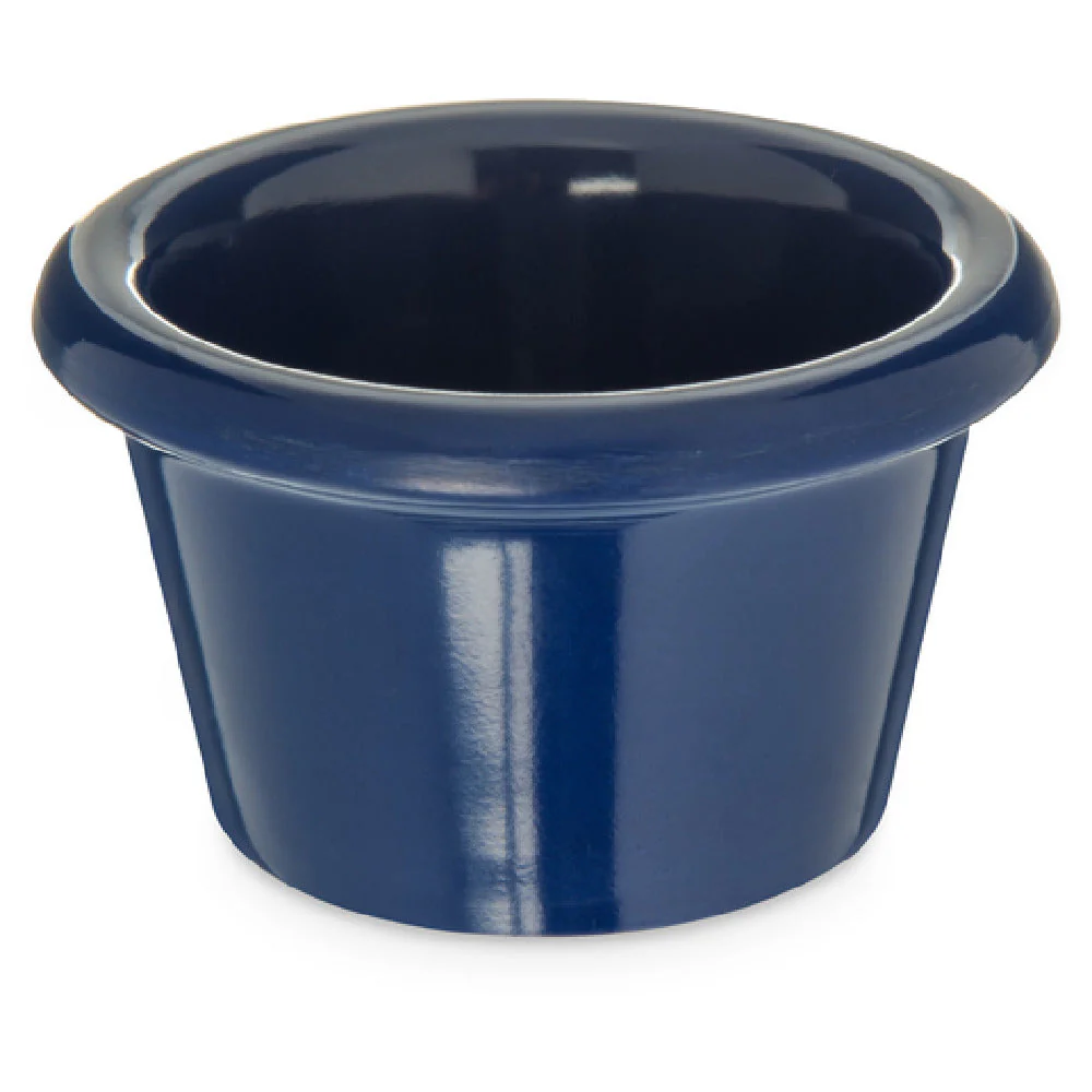 Carlisle S27560 1-1/2 Oz. Ramekin Melamine Smooth Stain Resistant Cobalt Blue