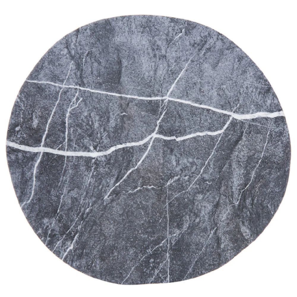 Carlisle 5310572 11 Inch Ridge Plate Freeform Melamine Gray Matte Finish