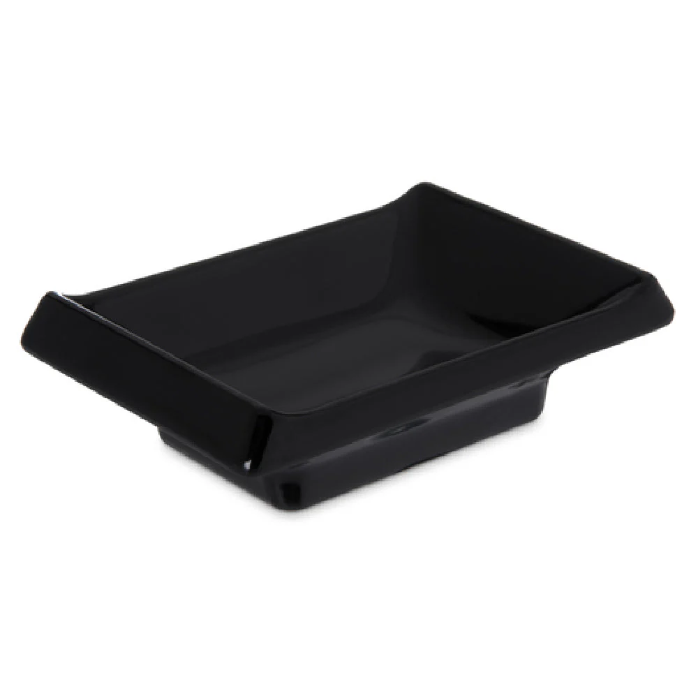 Carlisle 086403 2 Oz Ramekin Plastic Dishwasher Safe Black Melamine