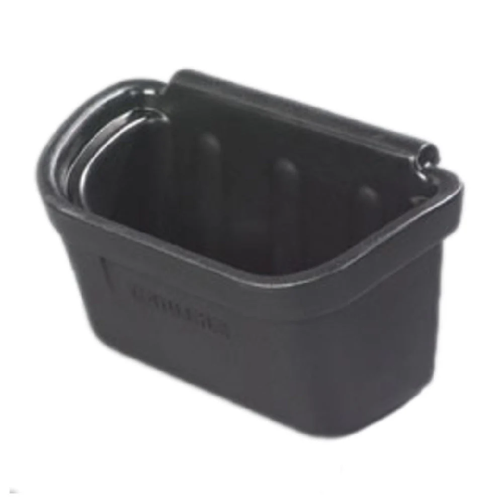 Carlisle CC11SH03 18 Inch Polycarbonate Silverware Bin Black for Bus Cart
