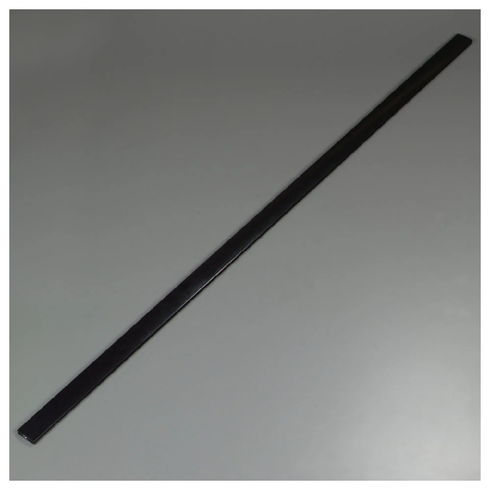 Carlisle 669603 72 Inch Ridge Channel for Food Bars Black Made in USA