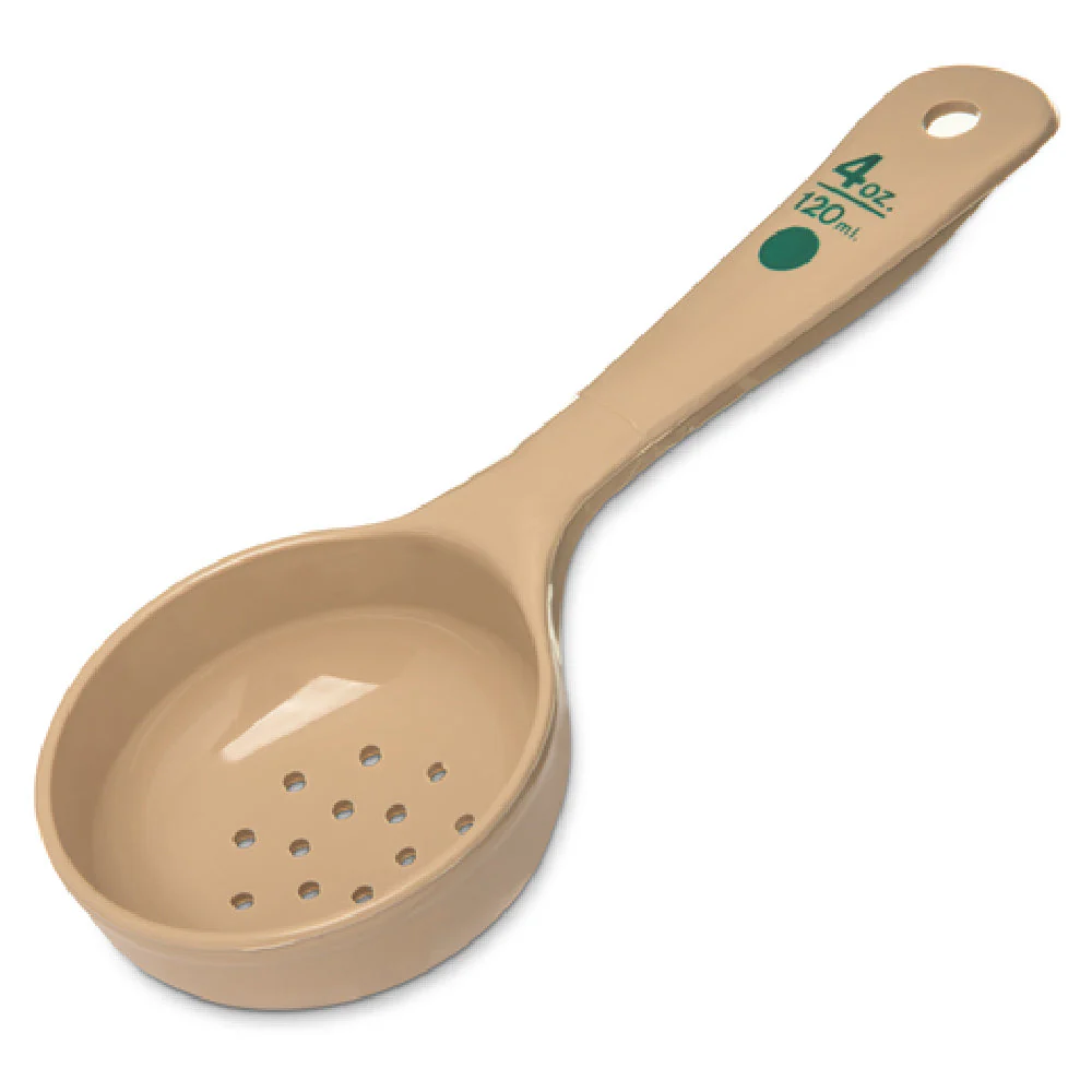 Carlisle 432906 4 Oz Perforated Portion Server Dishwasher Safe Polycarbonate Beige