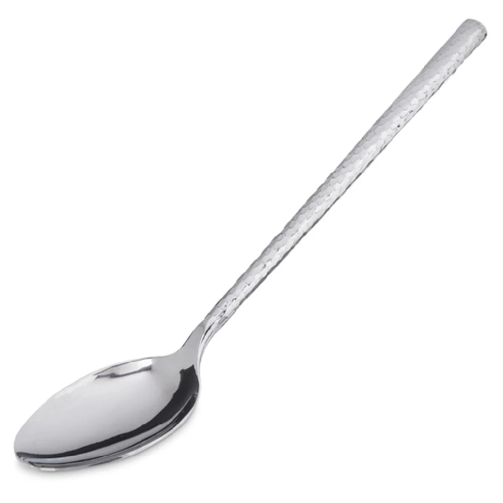 Carlisle 60200 12 Inch Serving Spoon Solid Stainless Steel Hammered Finish