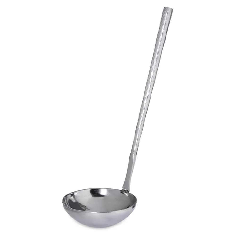 Carlisle 60203 4 Oz Ladle 13-1/2 Inch Dishwasher Safe Stainless Steel Hammered Finish