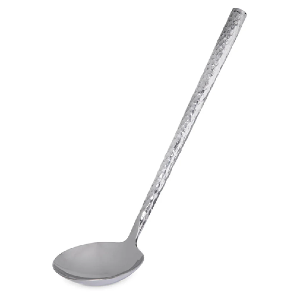 Carlisle 60208 1 Oz Dishwasher Safe Stainless Steel Ladle Hammered Mirror Finish