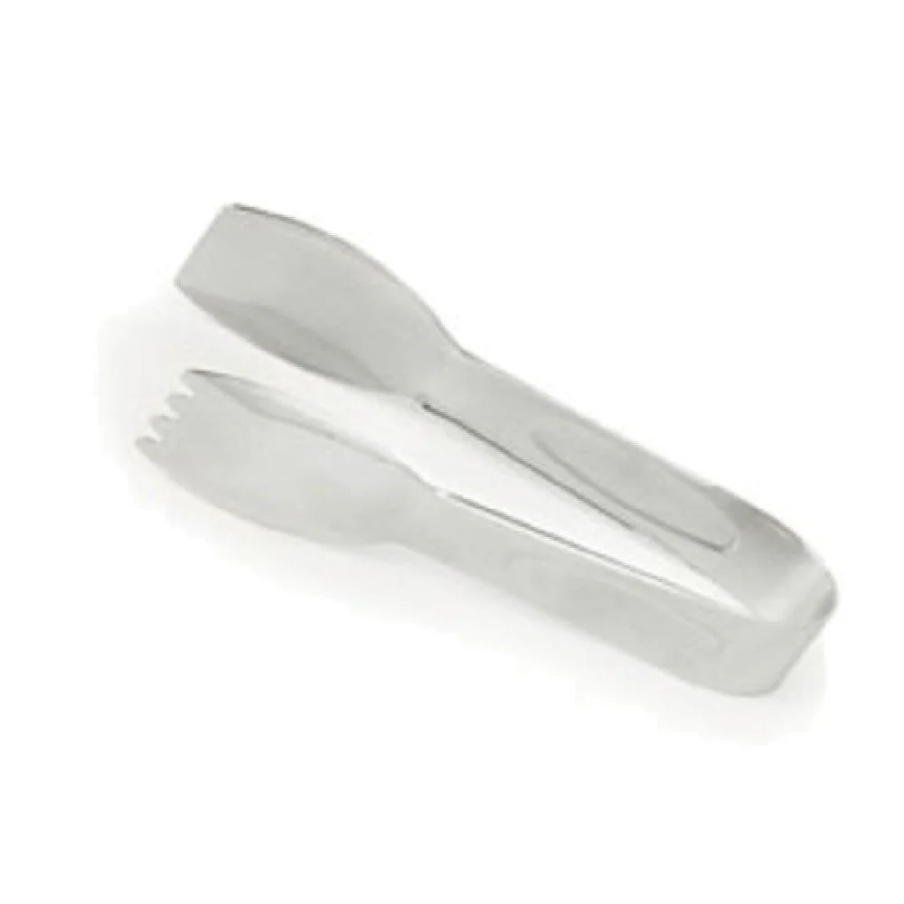 Carlisle 604606 6 Inch Salad Tongs One-piece Dishwasher Safe Stainless Steel Mirror Polish