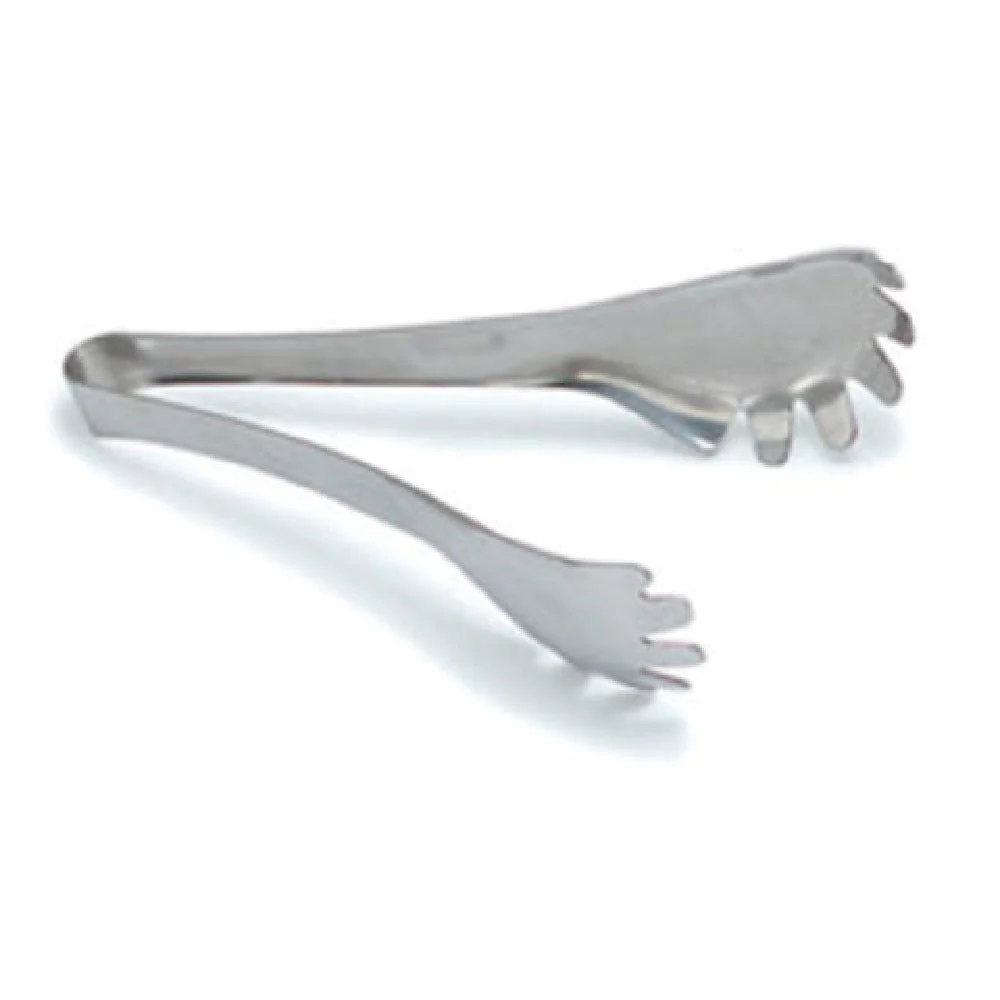 Carlisle 607682 8-1/4 Inch Length One-Piece Serving Tongs Dishwasher Safe Stainless Steel Mirror Polish Finish