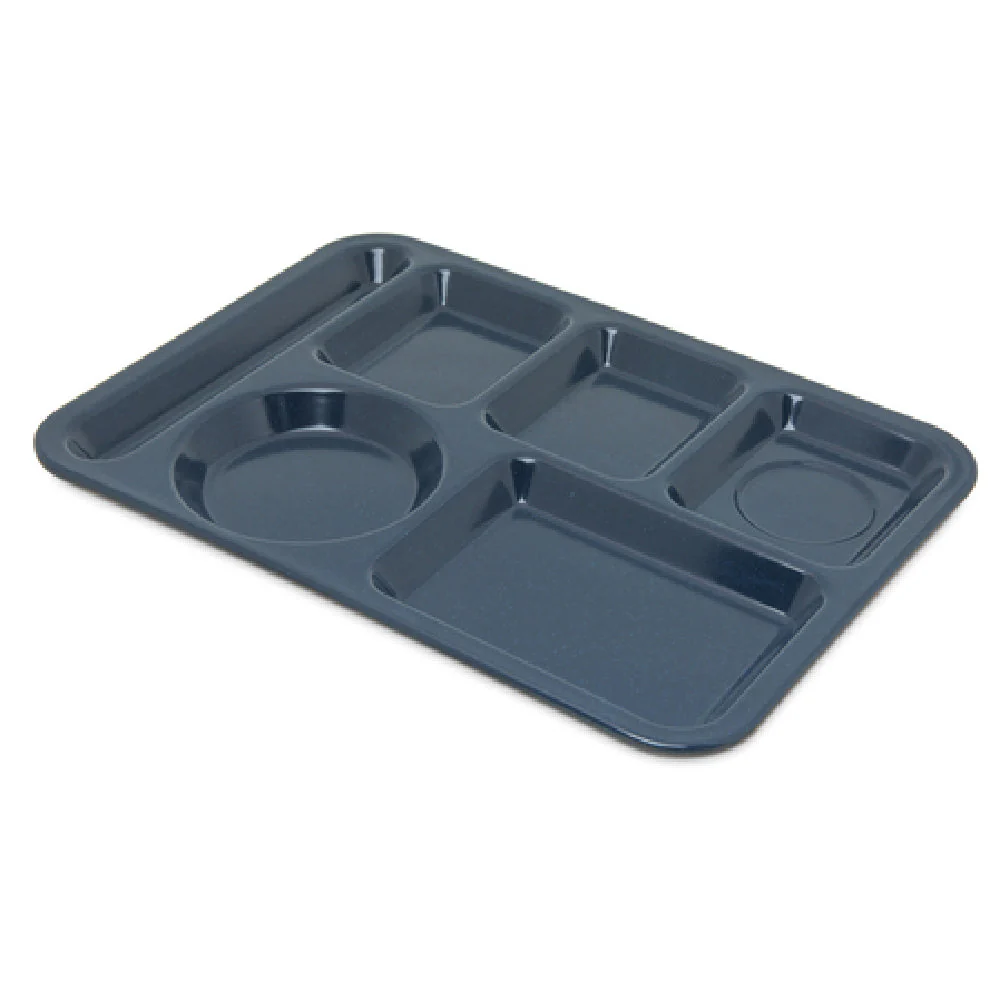 Carlisle 4398035 14 Inch Compartment Tray Left-handed Melamine Blue