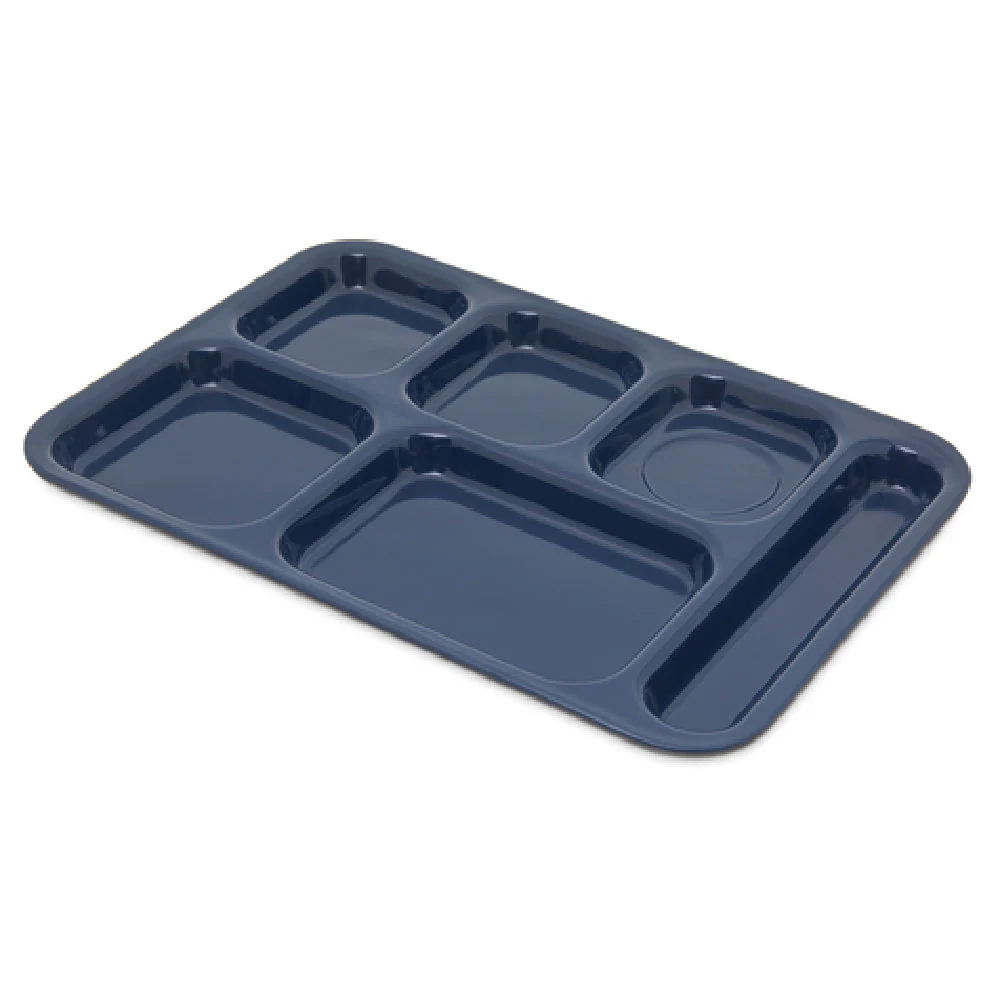 Carlisle 4398850 14-1/2 Inch Compartment Tray Right-handed Melamine Blue
