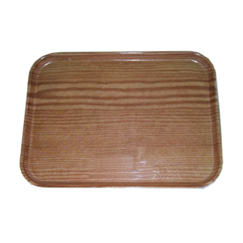 Carlisle 2618WFGQ094 25 to 17 Inch Display Tray Redwood Fiberglass with Wood Grain