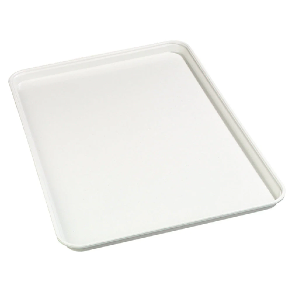 Carlisle 2618FMTQ301 25-5/8 Inch Market Tray Air-flow Corners Reinforced Fiberglass White Pearl