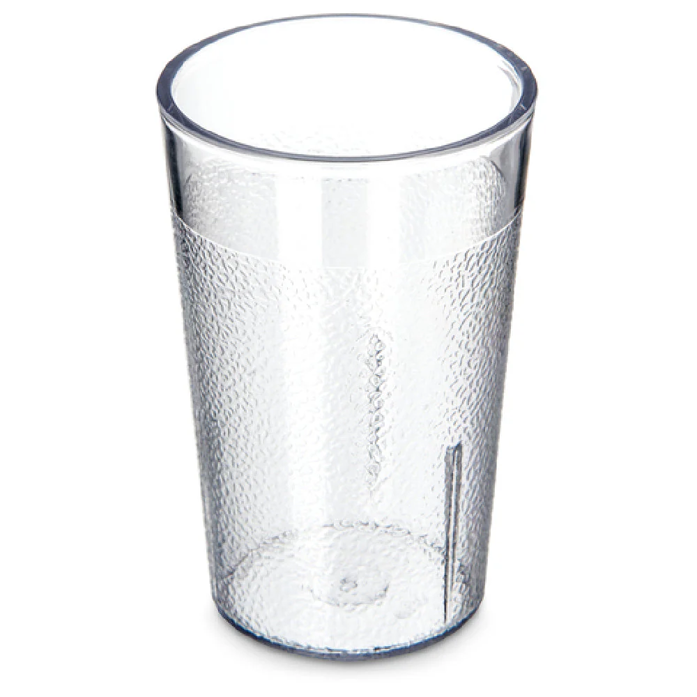 Carlisle 5501-8107 5 Oz Stackable Tumbler Textured Clear SAN Plastic