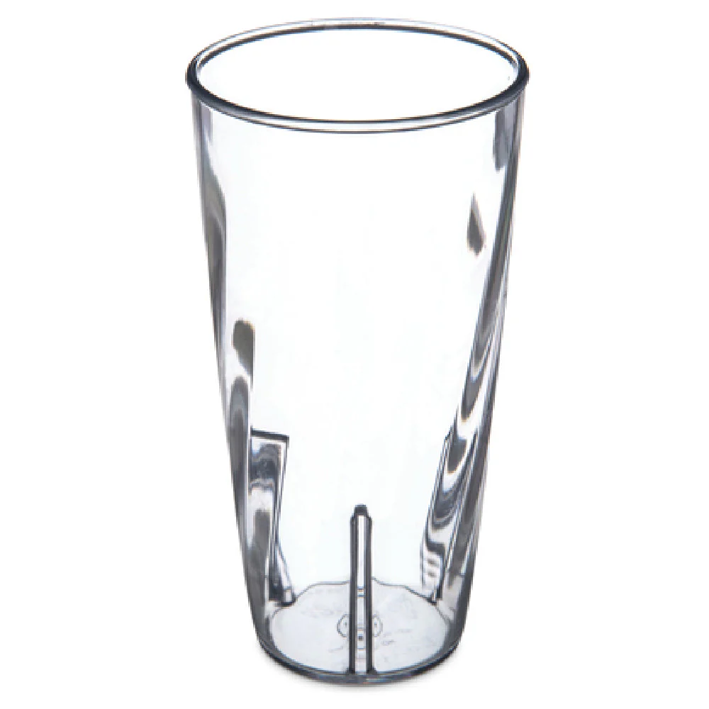 Carlisle 4367407 22 Oz Clear Swirl Tumbler with Inner Graduated Measurements