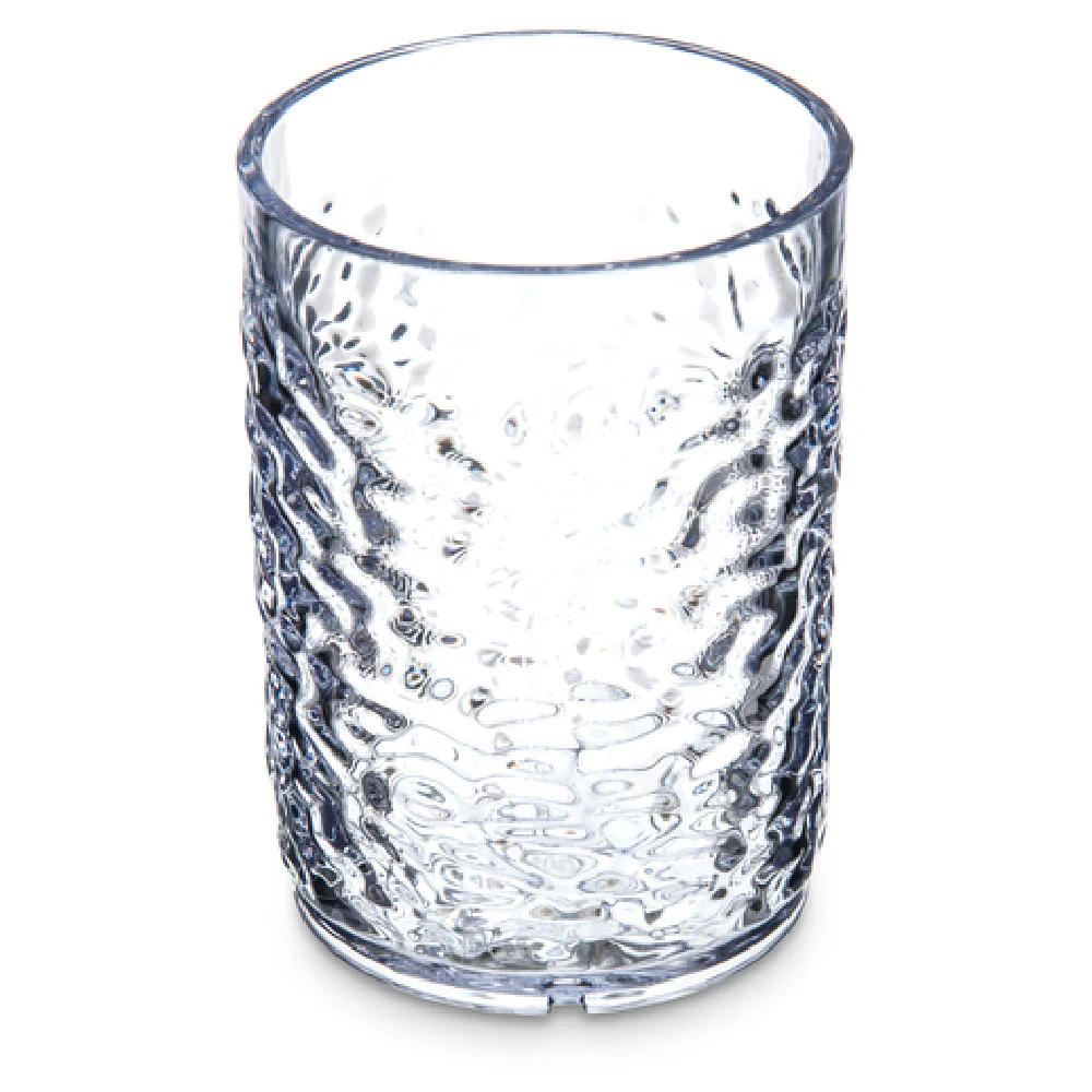 Carlisle 550507 5 Oz Clear Pebble Optic Tumbler Stain Break Chip Resistant