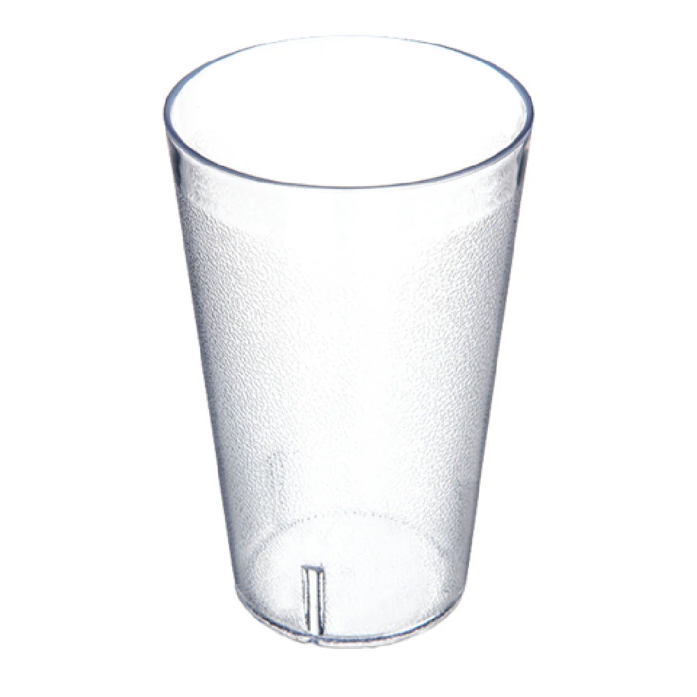 Carlisle 553207 32 Oz Stackable Tumbler Plastic Clear Textured Dishwasher Safe