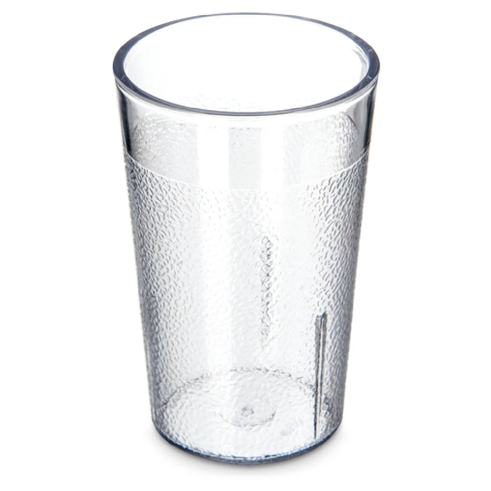 Carlisle 550107 5 Oz Clear Tumbler BPA Free Stackable with Textured Finish