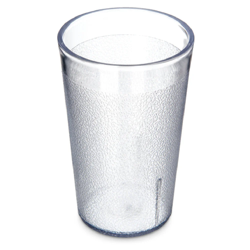 Carlisle 5506-207 9-1/2 Oz Tumbler SAN Clear Textured Dishwasher Safe
