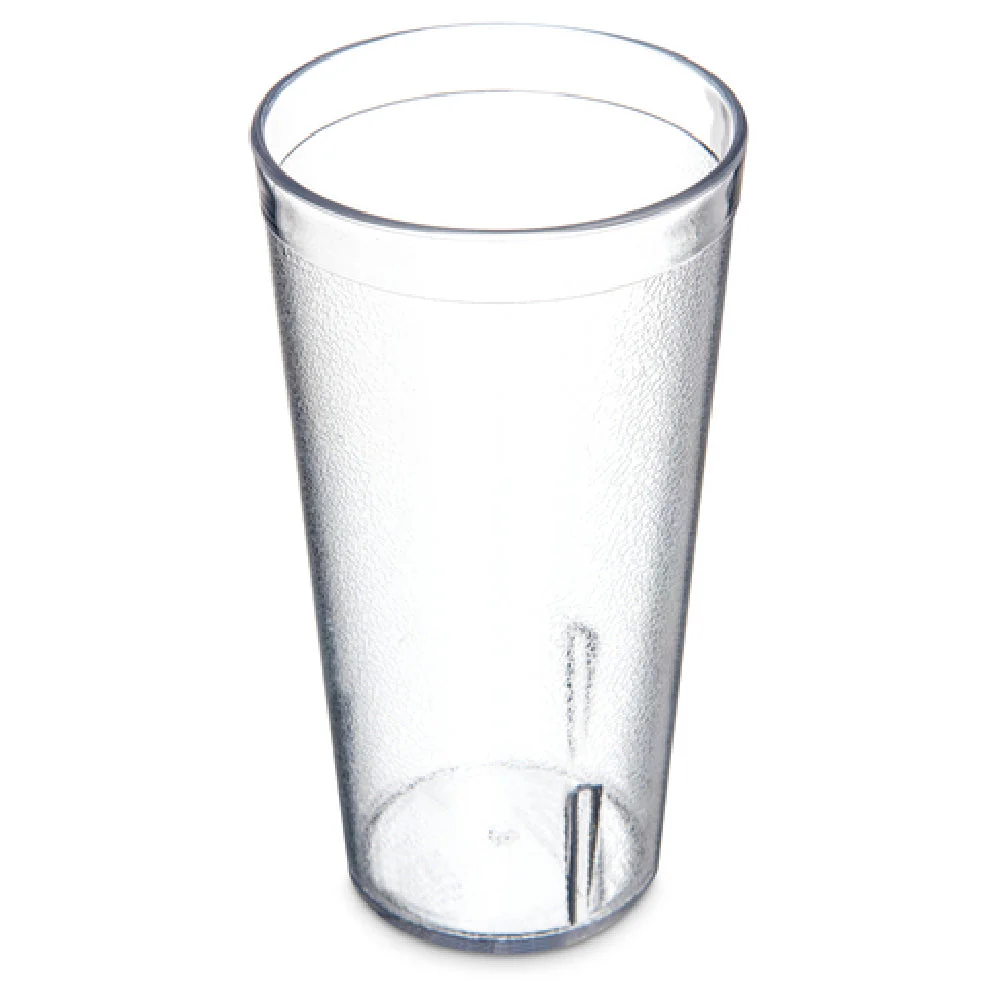Carlisle 5220-207 20 Oz. Stackable Tumbler Clear SAN with Textured Finish