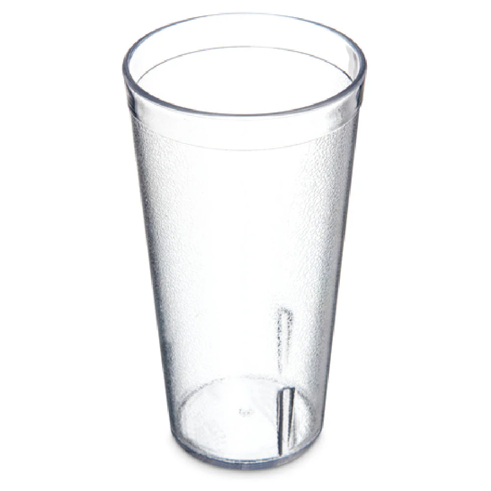 Carlisle 522007 20 Oz Stackable Tumbler Clear SAN Textured Dishwasher Safe