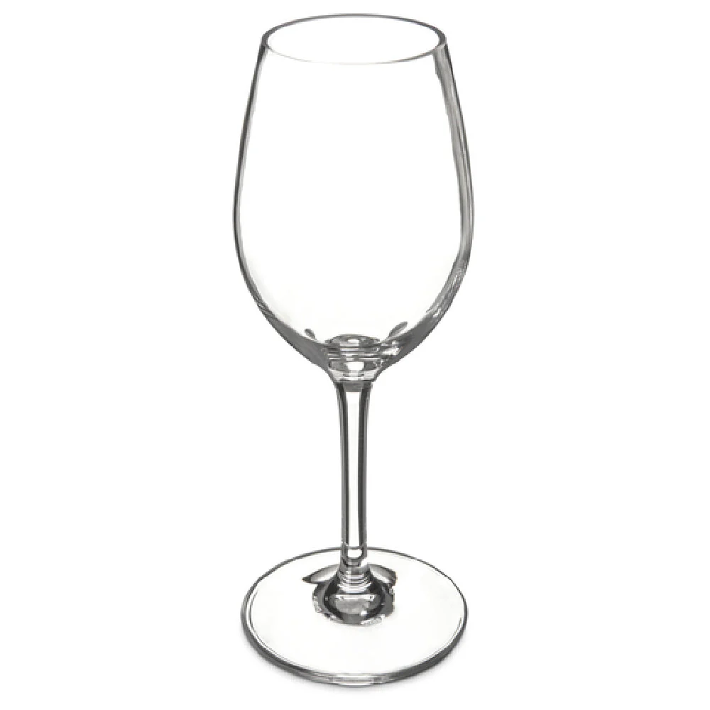 Carlisle 564307 11 Oz Alibi White Wine Glass Plastic Shatterproof Clear