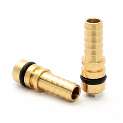 CO2 Fitting 1/4" Barb Brass Straight for Flojet 5000 and G Pumps