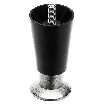 Cornelius Leg 4" Adjustable 3/8"-16 Black Plastic
