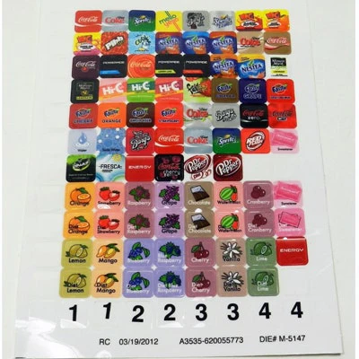 Coca-Cola Cold Fusion ADA Compliant Decal Set