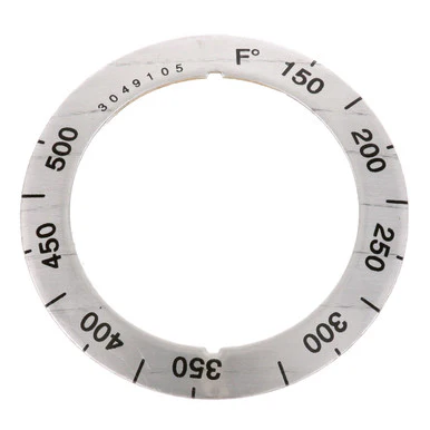 Dial Insert, Fd Oven , Fahrenheit Replaces Garland 3049105