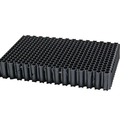 Diffuser, Hnycmb, 1"X4", 1/4, Blk