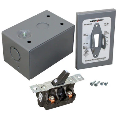 DPST On/Off 4 Tab Toggle Switch w/Enclosure