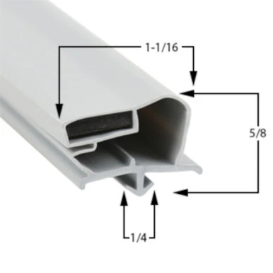 Drawer Gasket Replaces Beverage Air 712-012D-50