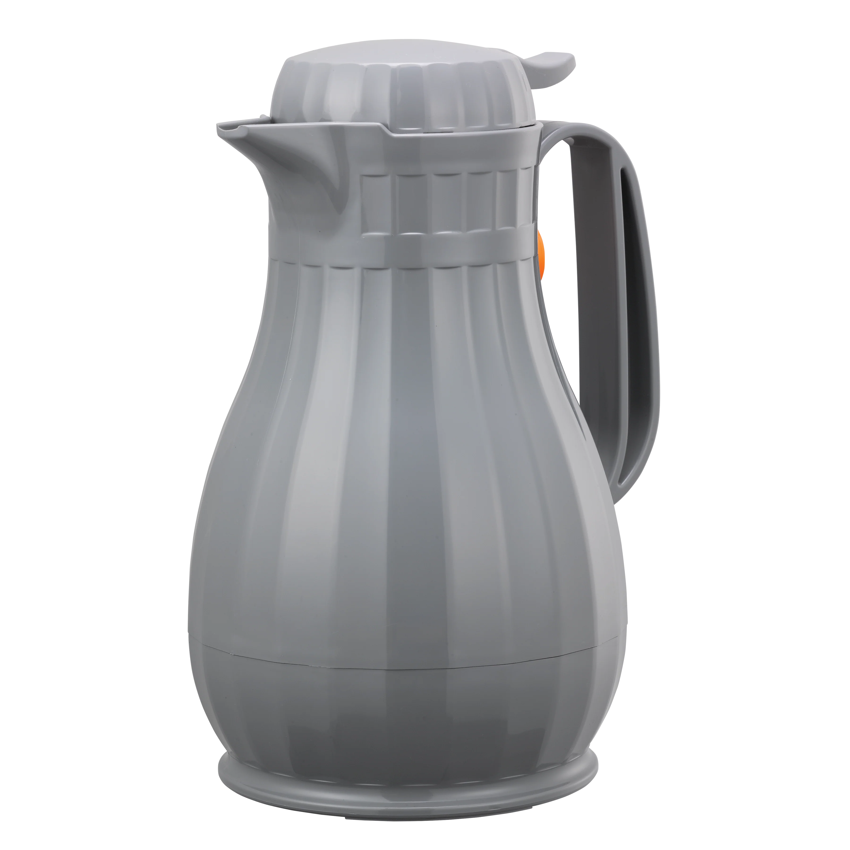 Eco-Serv™ Carafe 1.3-Liter Foam Lined Plastic Server with Push Button Lid in Gray